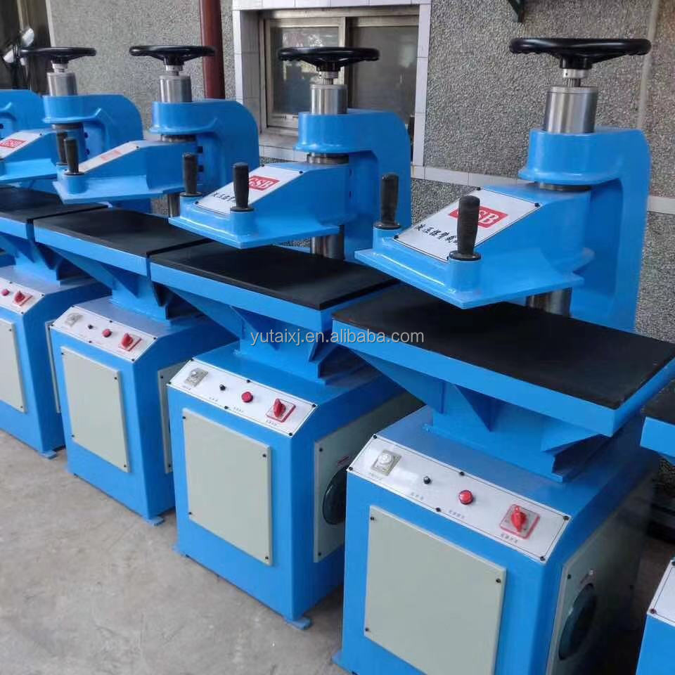 760*670*1560mm Hydraulic Clicker Press Machine Shoe Fabric And Leather
