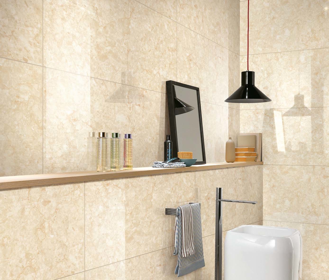 Antique Rustic Polished Porcelain Tile For Shower Walls Floor Living Room