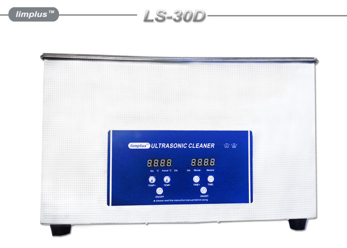 30Liter Ultrasonic Cleaning Device , Heated Ultrasonic Parts Cleaner For Electronics
