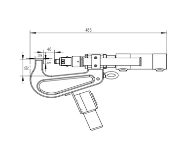 20 Years Mini Low Price Self Piercing Gun Busbar Hand Riveting Making Machine
