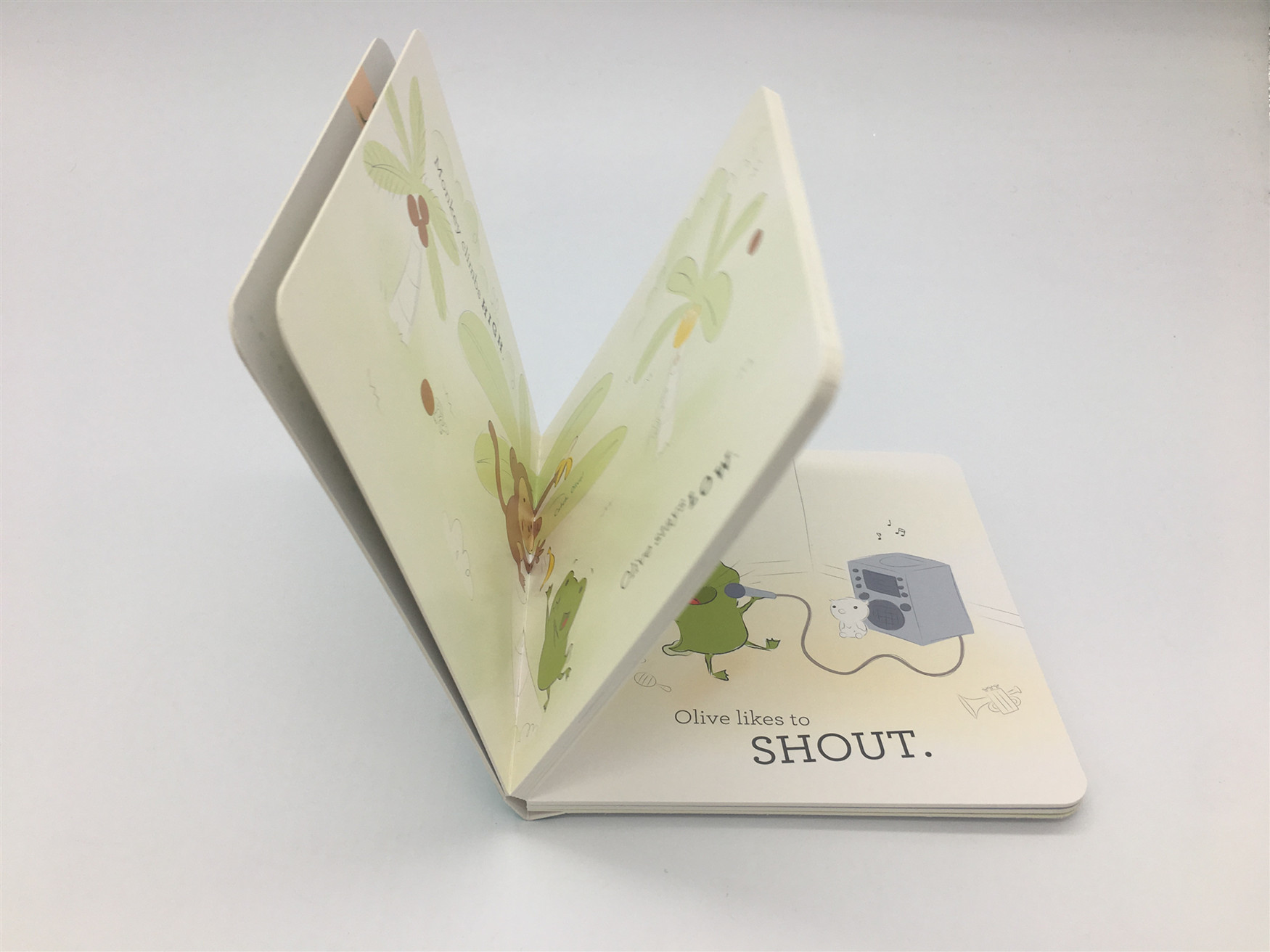 Recycled Material Hardcover Personalized Board Books For Children Educational