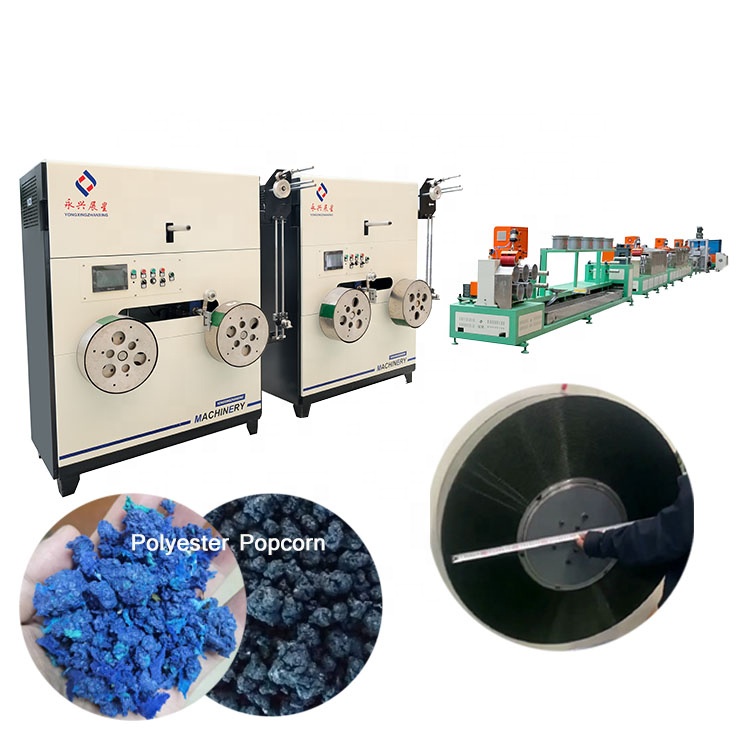 Popcorn Packing Belt Making Machine Full Automatic Double Screw PET Polyester