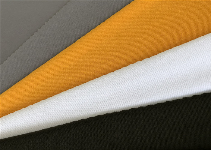 90% Polyester 10% Spandex Weft Knitted Interlock Fabric High Density For T Shirt