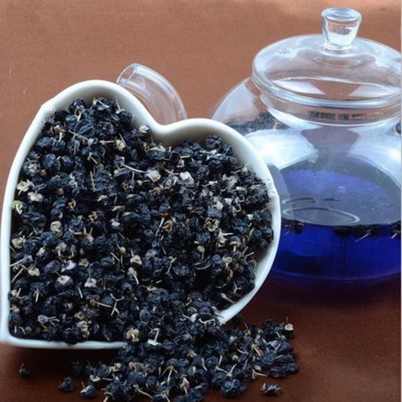 Natural Anthocyain Chinese Dry Fruit Wild Black Wolfberry