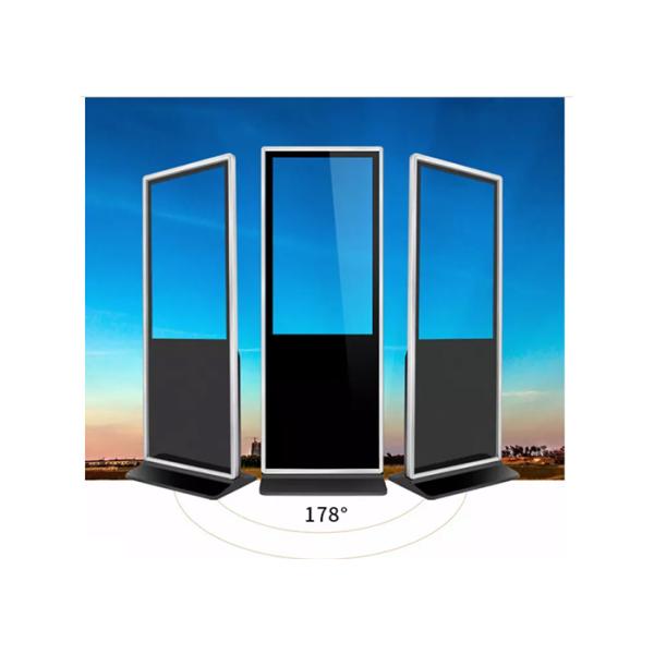 65 Inch LCD Advertising Player , Touch Screen Display Stand For Information