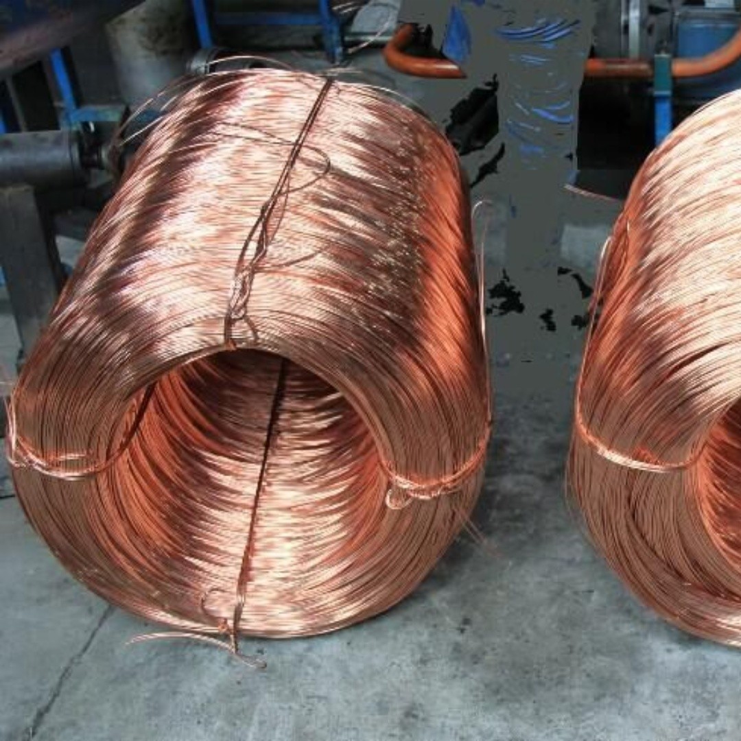 Red Copper Wire Bare Copper Wire Rods C1100 Round Form Single Wire Hard Form 0.3-3mm