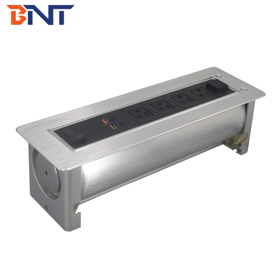 Factory strong power motorized table mounted power socket for office table