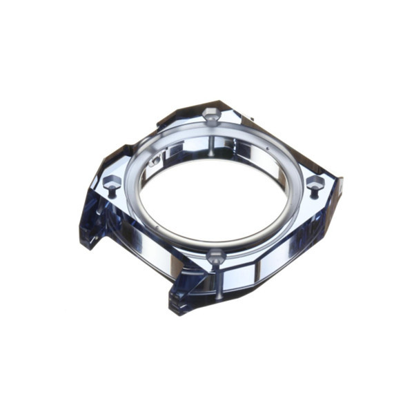 Polished 42mm Blue Sapphire Watch Case For Custoized Movement