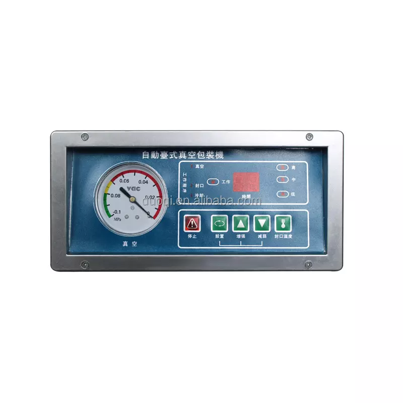 DUOQI DZ-360 Nitrogen Stand Type Double Sealing Bar Vacuum Sealer for Meat Food Packing
