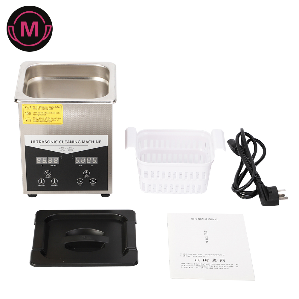 2L Digital Ultrasonic Cleaner for Cleaning Denture Dental Oral Irrigator Parts Retainer Glasses