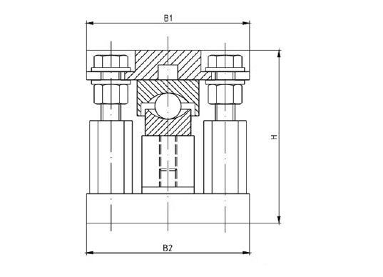 1T/2T Weighing Sensor Module Industrial Load Cell Weighing Module For Reactor And Hopper Tank Scale Integration