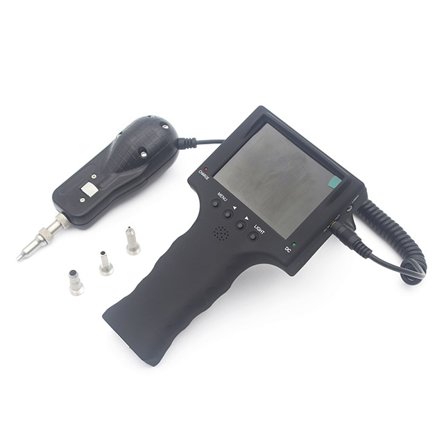FTTH Portable Fiber Optic Inspection Microscope 3.5" TFT-LCD Video 180mm x 98mm Size