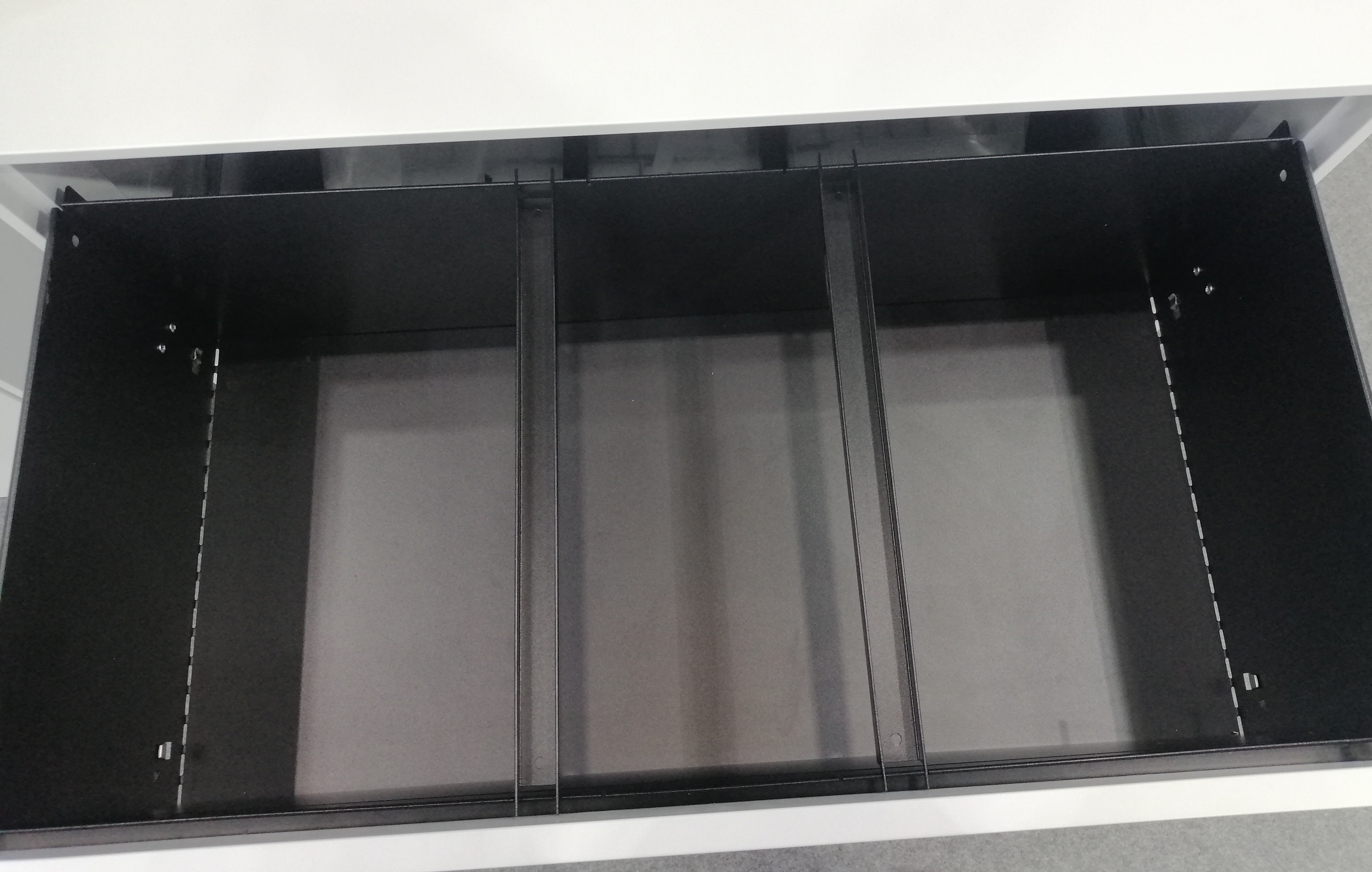 KD Structure Letter Size Vertical Metal File Cabinets 12mm Edge Lateral 2 Drawer