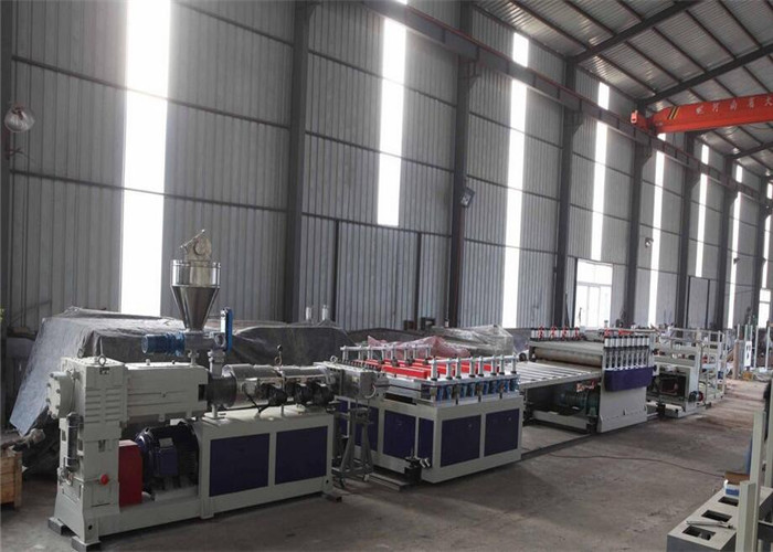 Full Automatic PVC WPC Board Production Line For Decorative Door