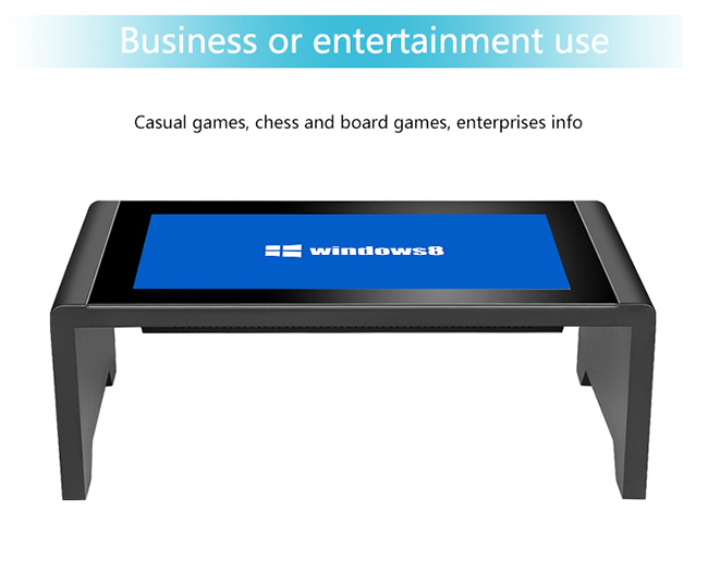 43 Inch Customization Smart Touch LCD Multitouch Coffee Table With Windows