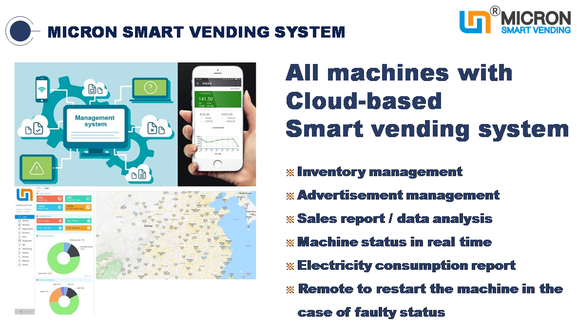 Max. 69 Flower Vending Machine Remote Controlled With Refrigeration System