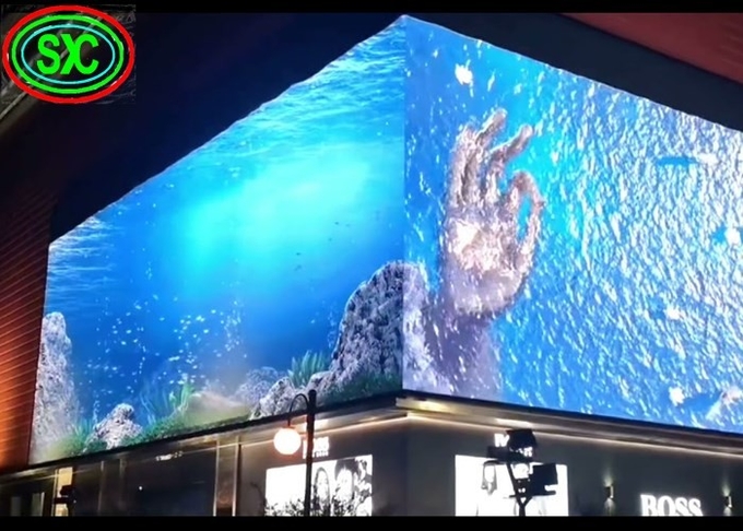 P2.5 Outdoor Advertising Full Color RGB LED Die-Casting Aluminum Screen Commercial 640x640 Mm