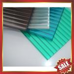 twin-wall PC sheet,multiwall pc sheet,hollow pc sheeting,pc roofing sheet,twin