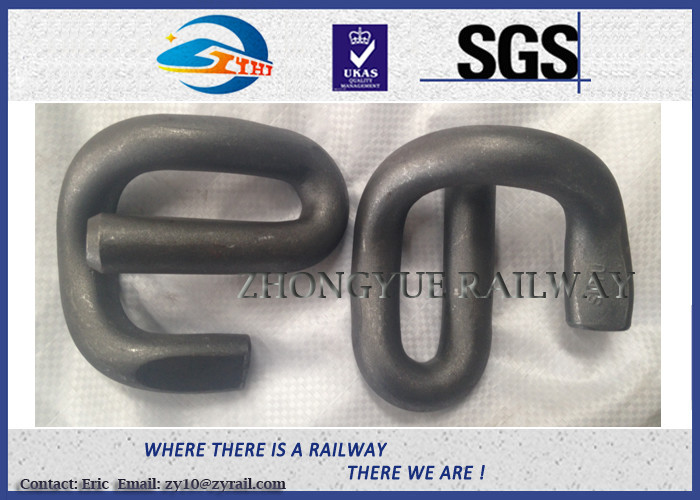Oxide Black E Shape Elastic Rail Clip With 55Si2Mn Color Painting