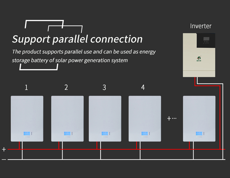 5kwh 120ah 48v Lithium Ion Battery Home Solar Cell With LCD Display