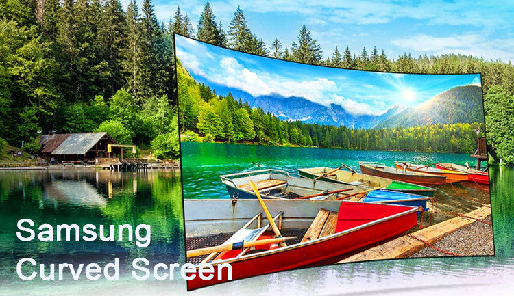 LSF550FN09 FF13 SAMSUNG Flat Screen 55 Inch Curved Tv panel