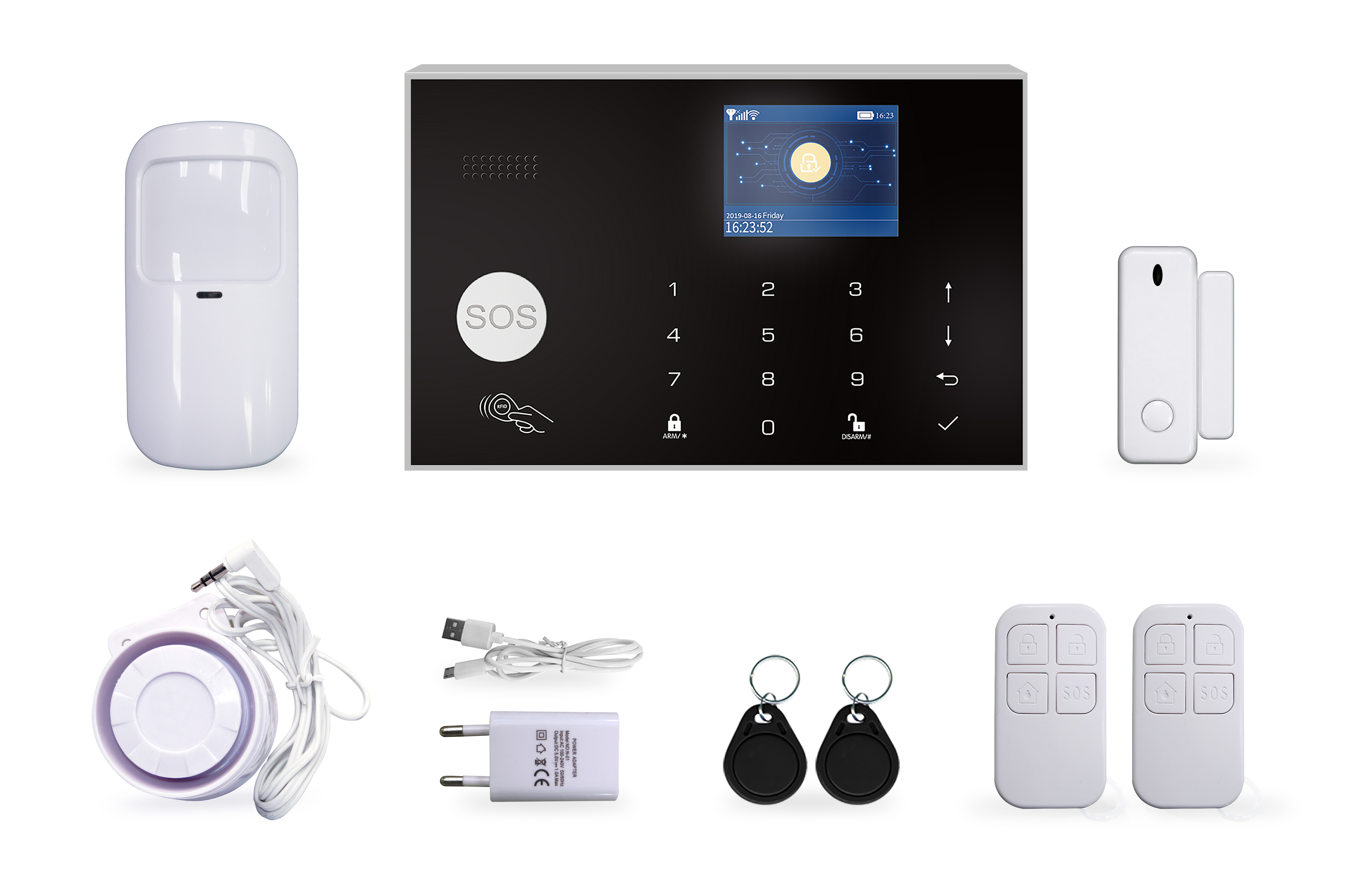 WIFI GSM Homesafe Security System Wireless House Burglar Alarm