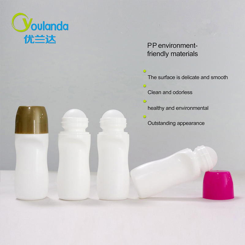 pp Eco-Friendly 30ml Plastic Roll-On Bottle 1OZ Special-Shaped Bottle Liquid Roller Bottle