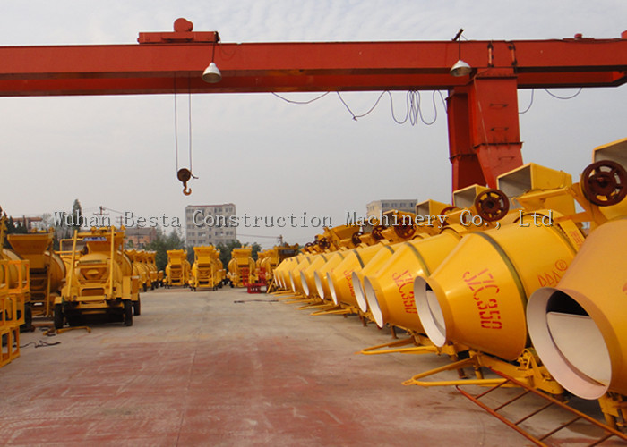350L Electric Concrete Mixer , Electric Cement Mixer JZC350 380V Triple Phase