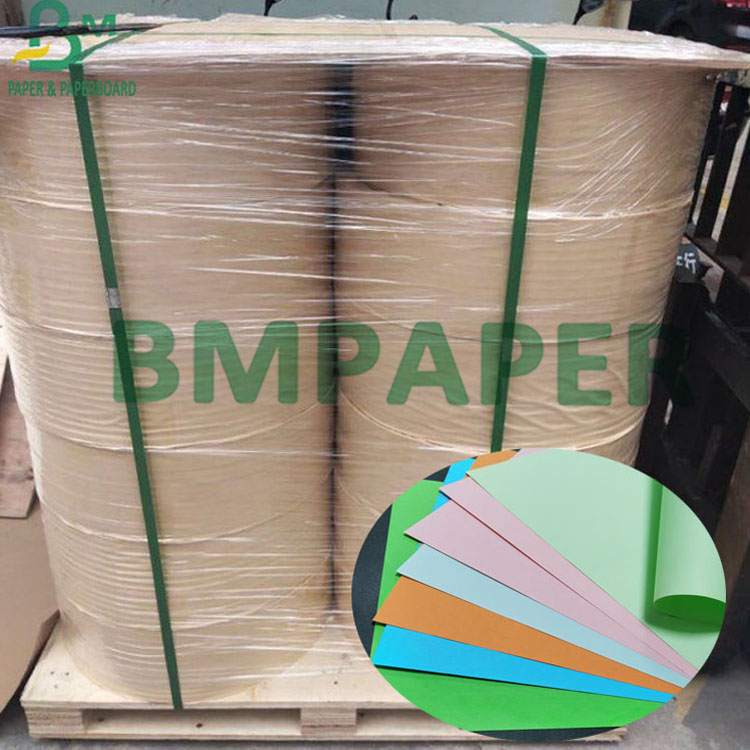 80g Smooth Surface Color Paper Premium Neon Colors Card Packing of Rolls