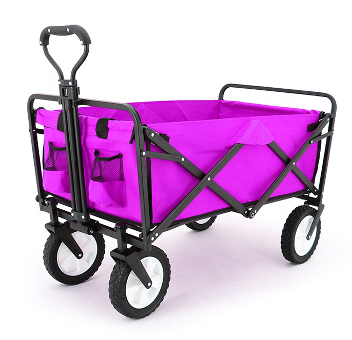 Outdoor Fold Up Beach Wagon Corrosion Proof Powerful With 260KGS Capacity