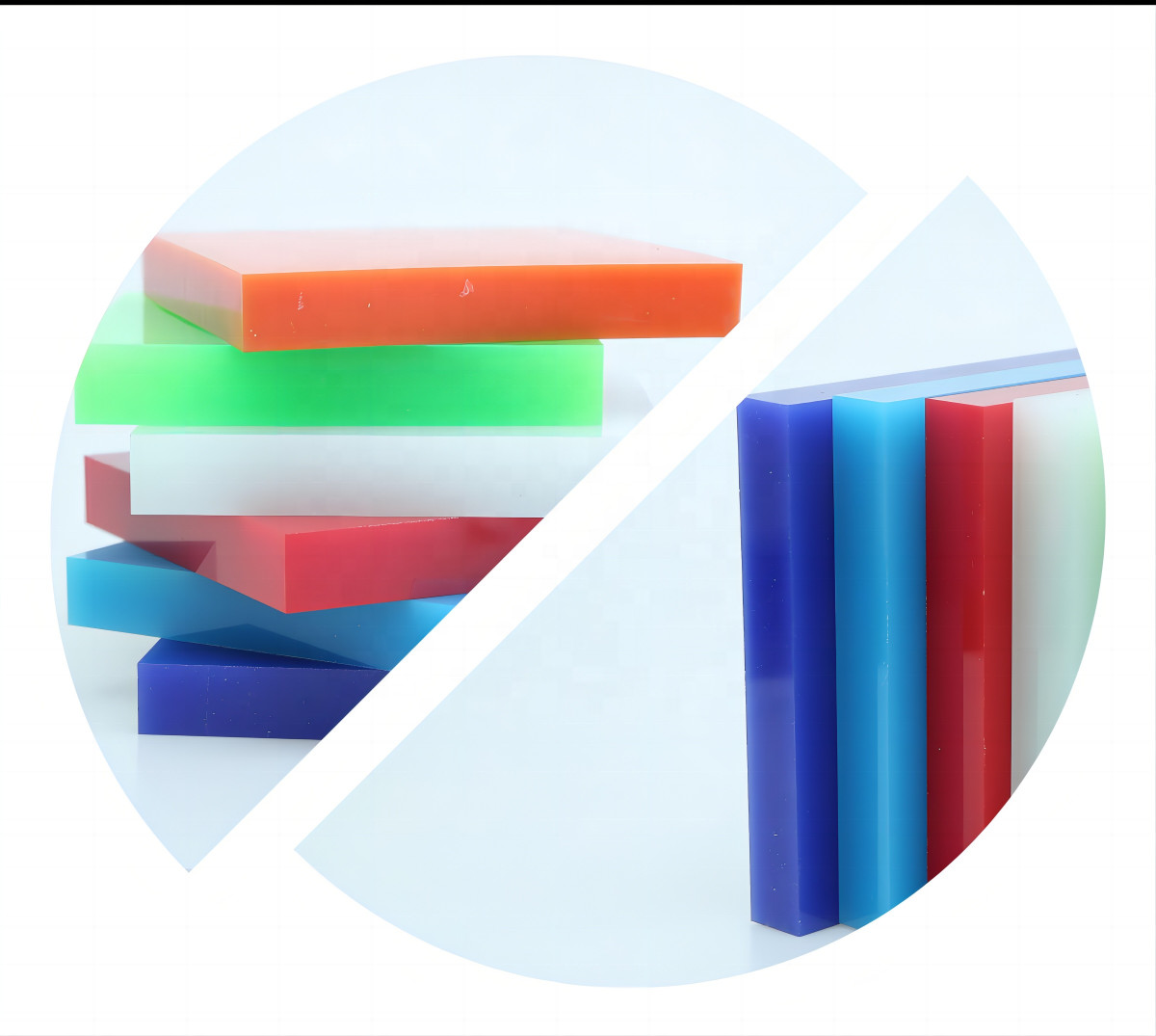 Customized Cast Colored Acrylic Plastic Sheet For Various Customer Requirements