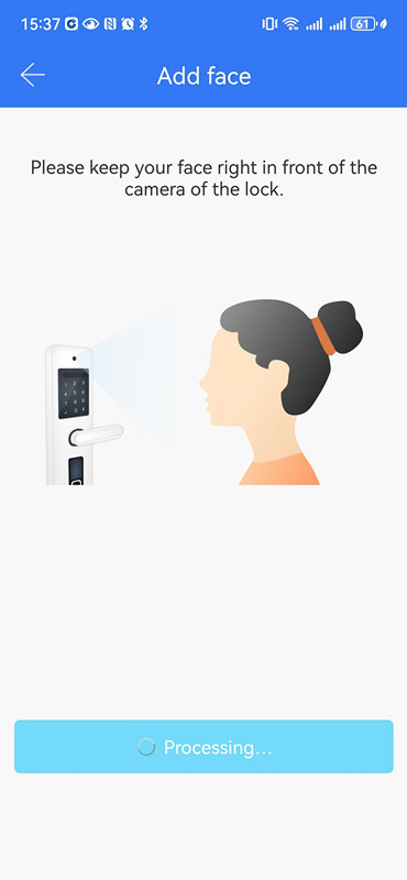 Facial Recognition / Cat Eye Video / Palm Vein Smart Door Lock IP65 Alumminum