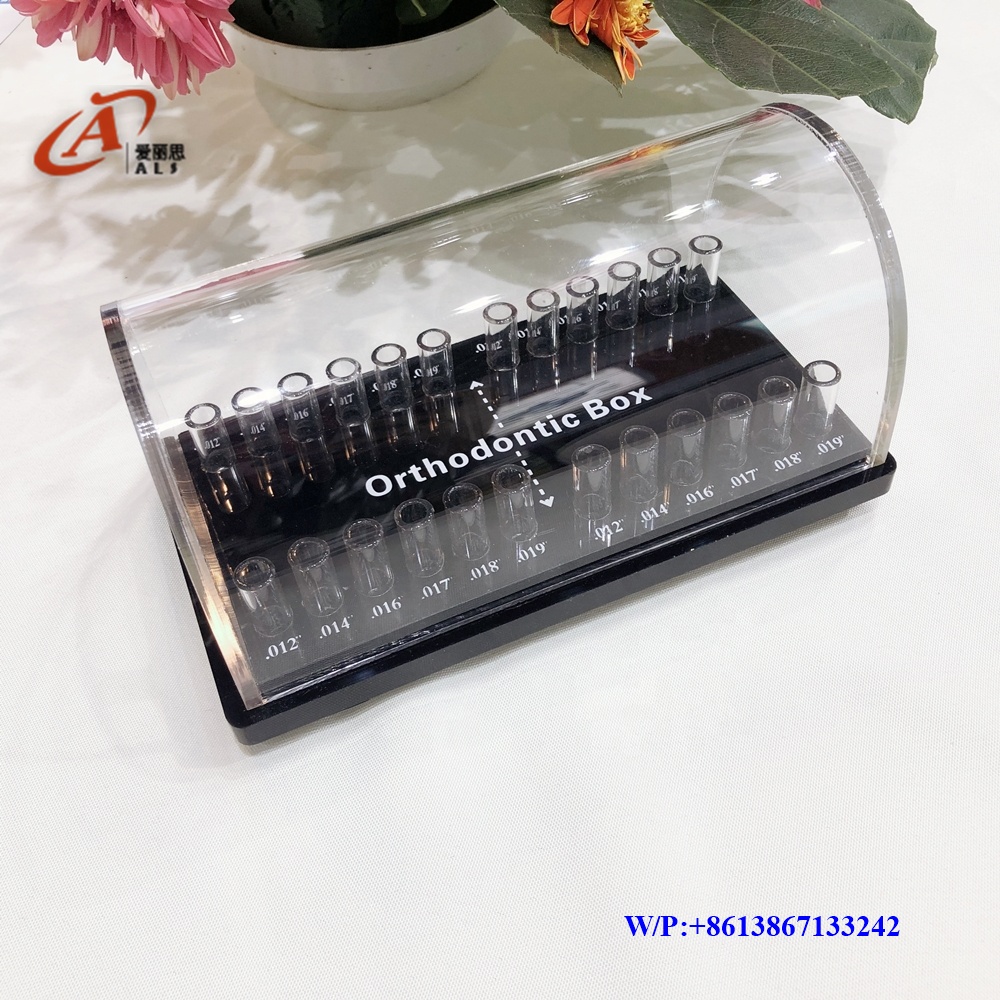 Dental Arch Wire Holder Round Archwire Box with Transparent Display for 2024 and Dental Equipment Industry