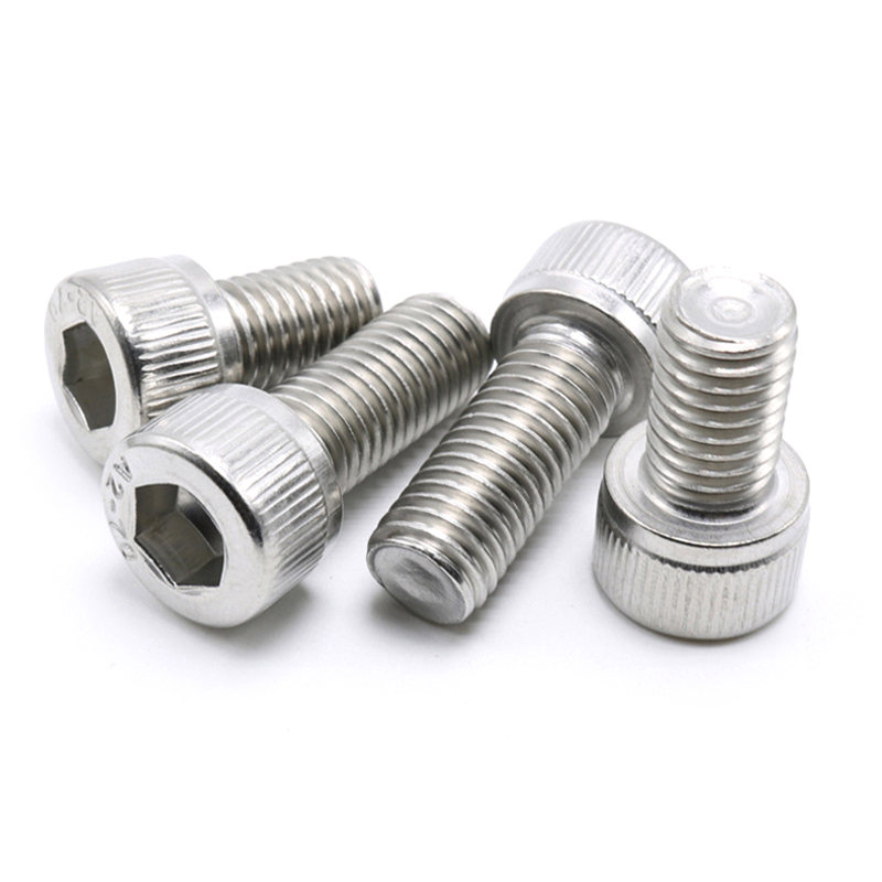 Plain Din912 Stainless Steel A2-70 Round Flat Head Bolt Socket Head Cap Bolt M2 M4 M5 M8 M10 M12 M16