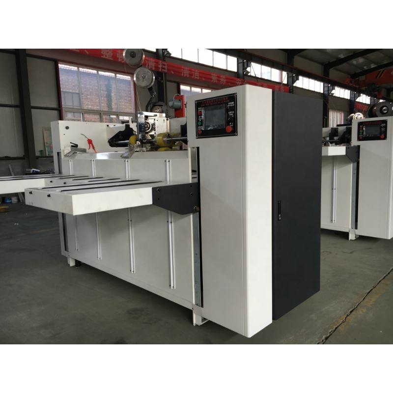 High speed double pieces corrugated carton box Stitching machine