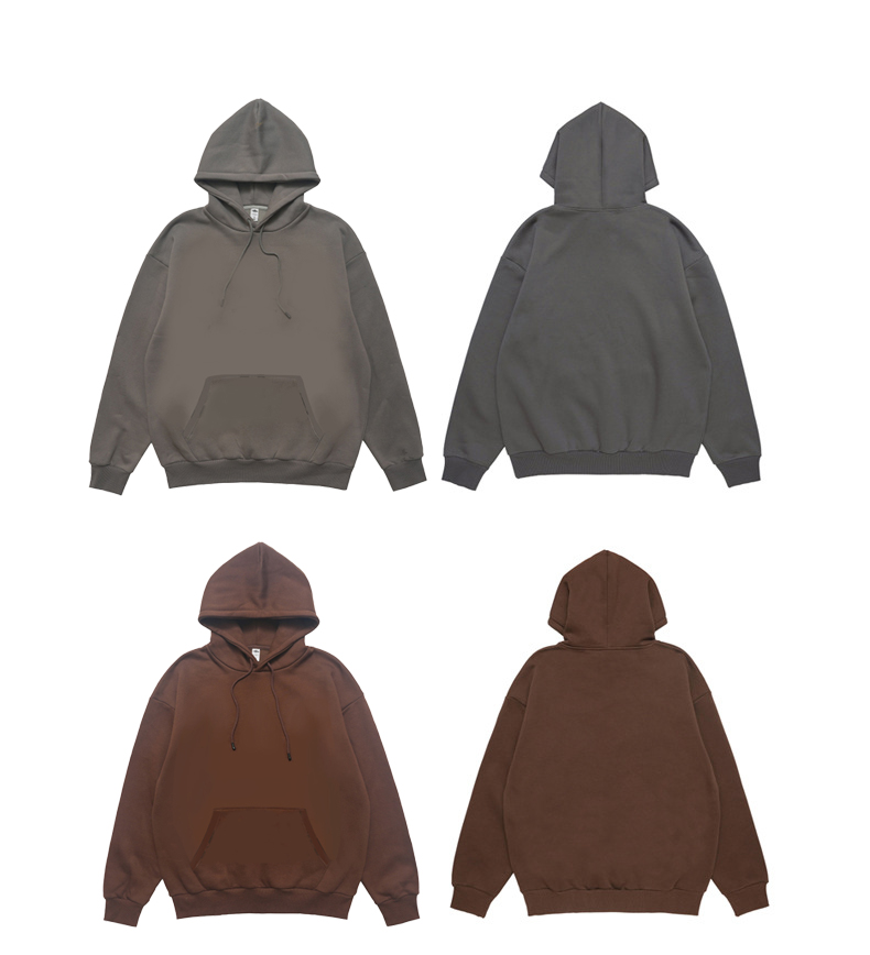 Customizable Men's Heavyweight Hoodie Pullover Ideal for Spring and Fall Seasons