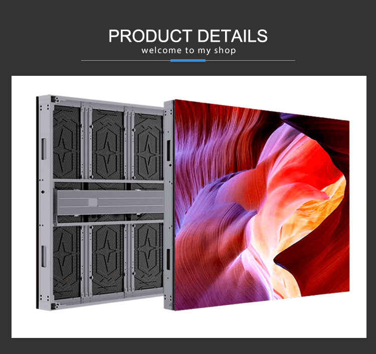 Outdoor Full Color Led Display P10 Outdoor LED Display Board With Waterproof Screen And Panel Size 250mm*500mm