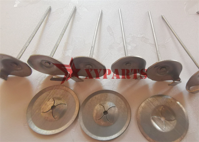 Metal Jacket Lacing Anchors With Speed Clips For Removable Insulation Blankets