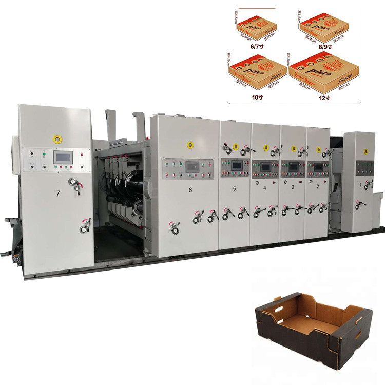 Flexo 4 Colour Corrugated Box Printing Machine