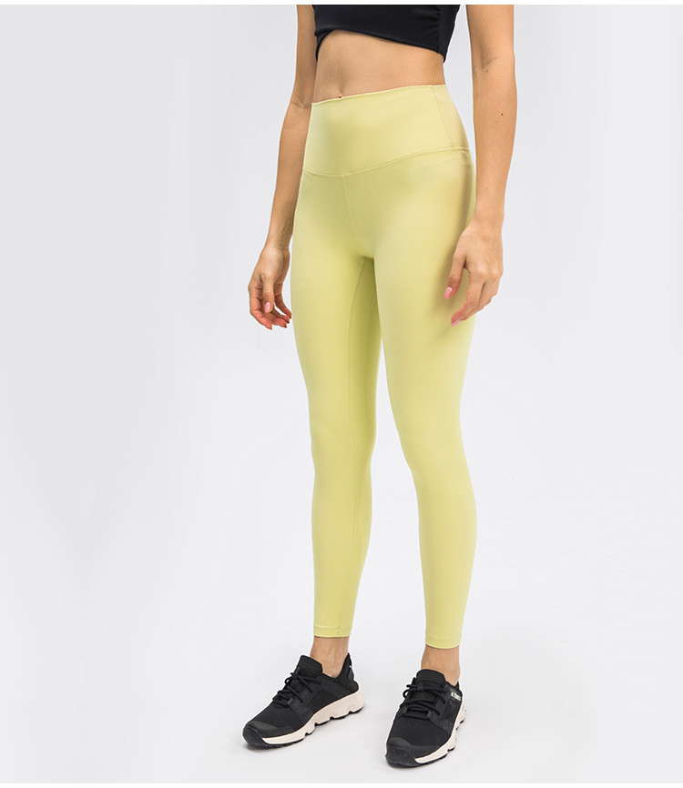 Naked Feeling Pocket Yoga Pants 7/8 Ladies High Waisted Gym Leggings