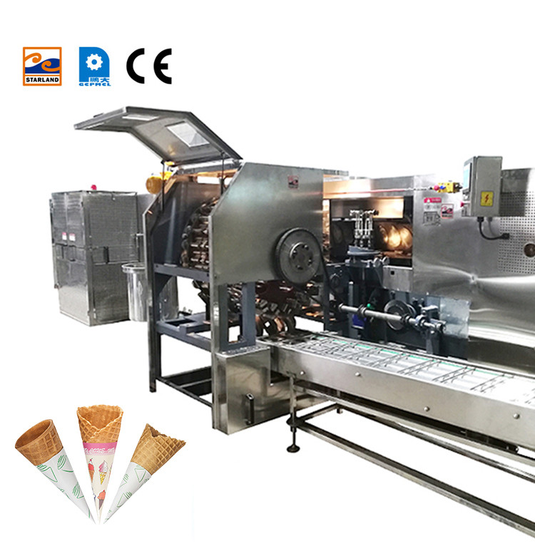 Sugar Cone Production Line , Ice Cream Cone Machine , Stainless Steel.