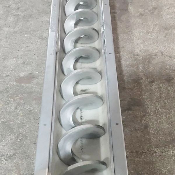 Customizable Stainless Steel Shaftless Screw Conveyor for High Efficiency Material Handling worm conveyor blade