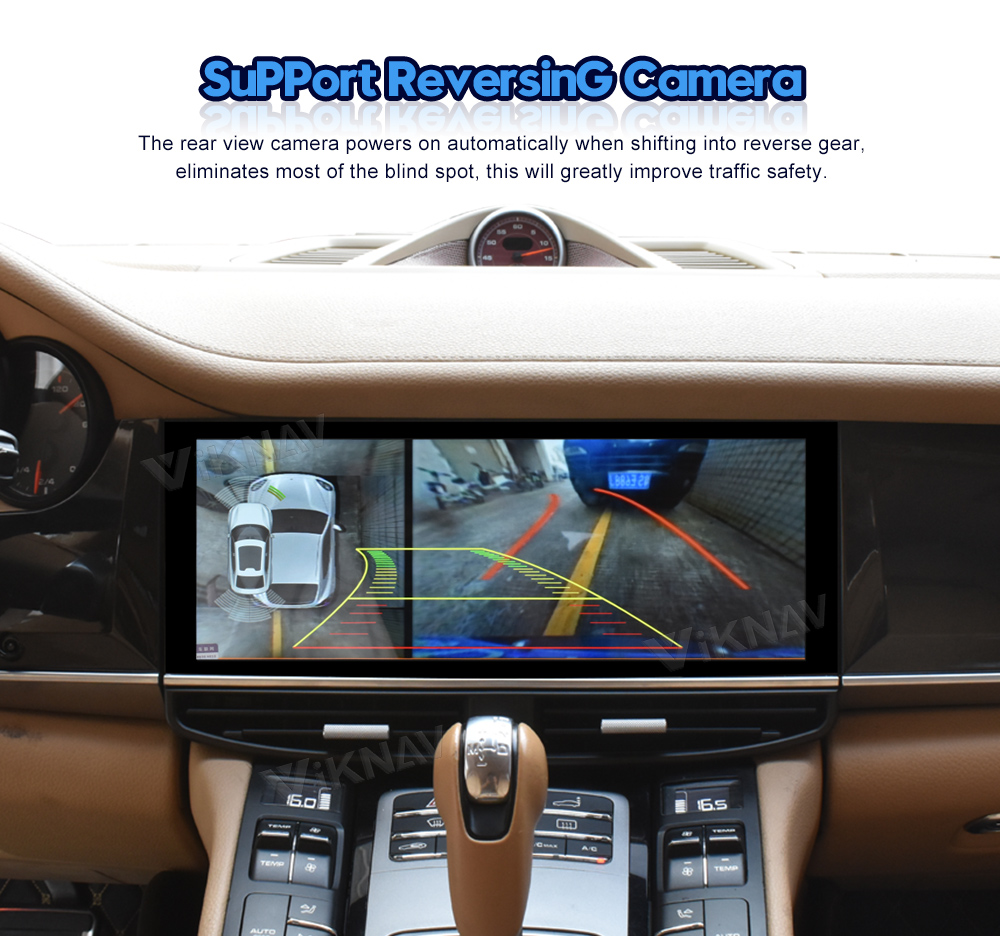 Viknav Car Radio For Porsche Panamera(2010-2016)12.3 inch Blue light screen Multimedia Player GPS Navigation DVD Auto