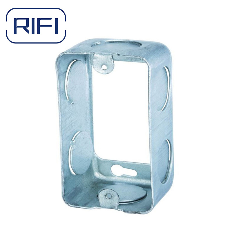 UL Standard 2X4 Conduit Box Fittings Steel Rectangular Box Cover Handy Box Cover