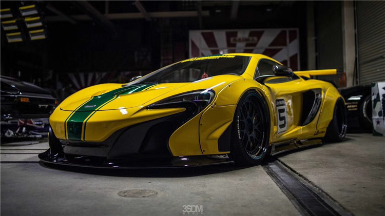 For McLaren 650S 625c Wide-body Kit 650S 625c Upgrades the LB-style Front and Rear Bumper Spoiler Widebody Kit