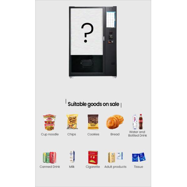 600 Pcs Innovative CBD Cigar Vending Machine With Age Checker Card Reader