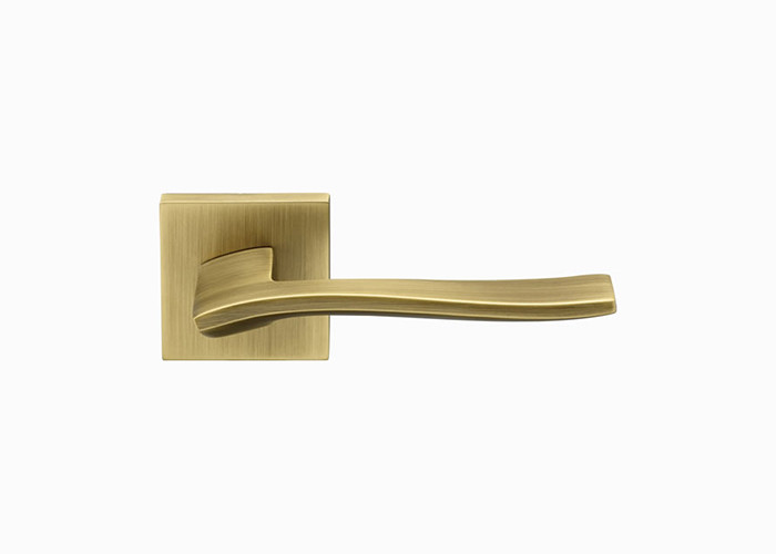 Light Luxury Grey Bathroom Dummy Entry Door Handle OEM / ODM