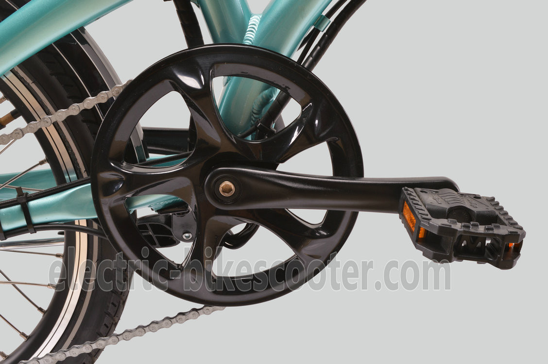 32km/h Electric Folding Bike , Electric Folding Bicycle With Pedal Assist System
