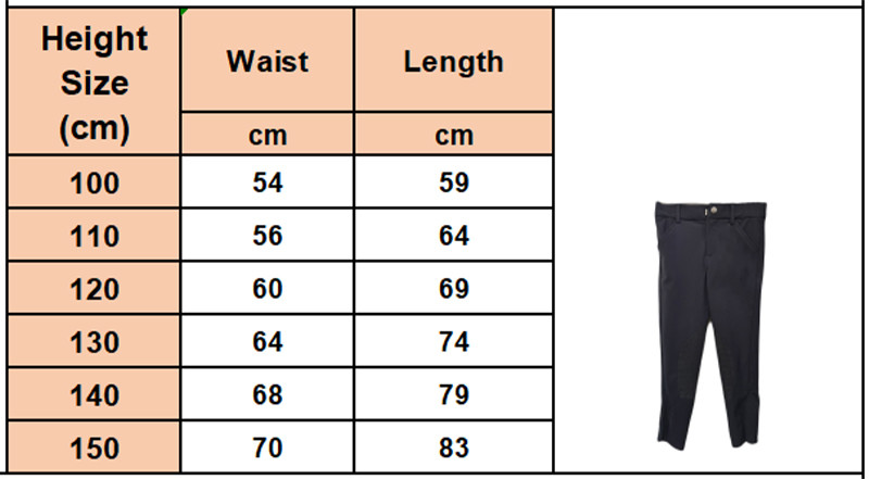 Children's Horse Riding Breeches Non Slip Anti Wear Knee Silicone Equestrian Pants