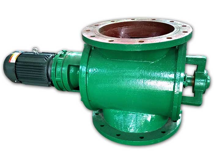 Round Flange Rigid Impeller Feeder Cast Iron Unloading Equipment Compact Structure